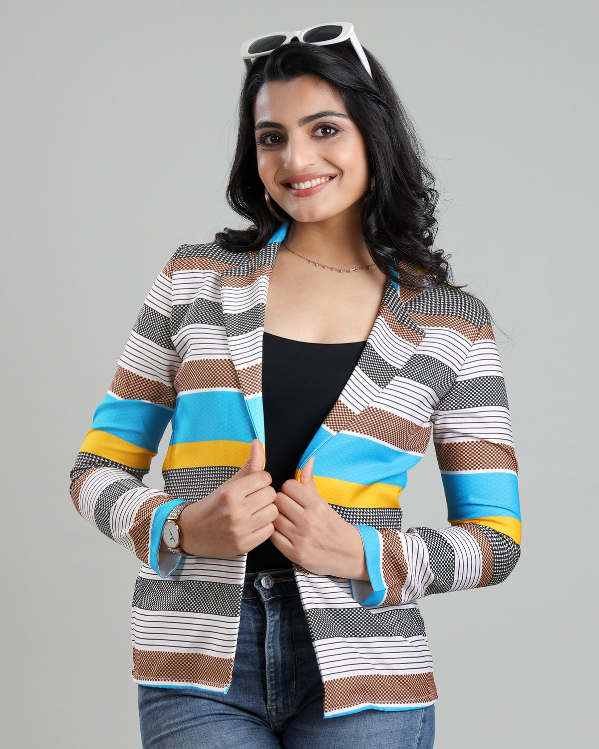 Striped And Stylish: Made-to-Order Jacket, Just for You