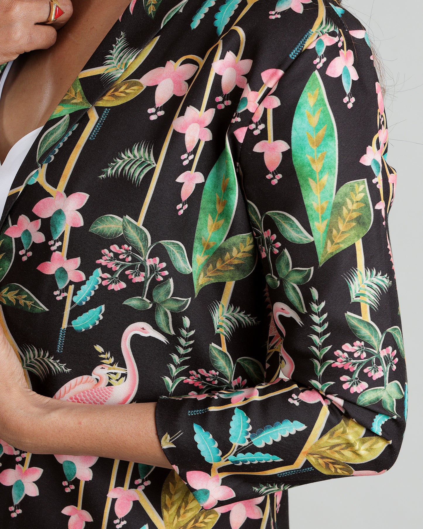 The Jacket That Tells a Story: A Vintage Floral Dream