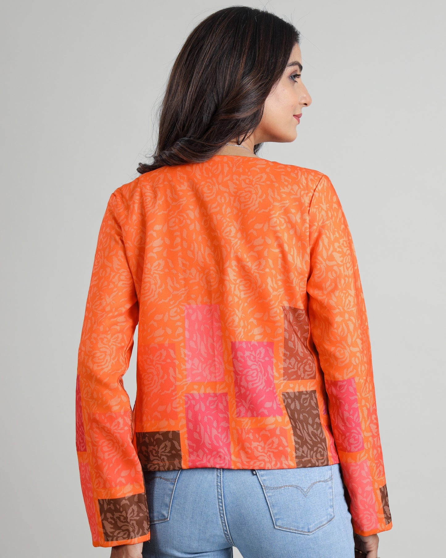 Flora's Fire: A Trendy Jacket That Makes a Statement