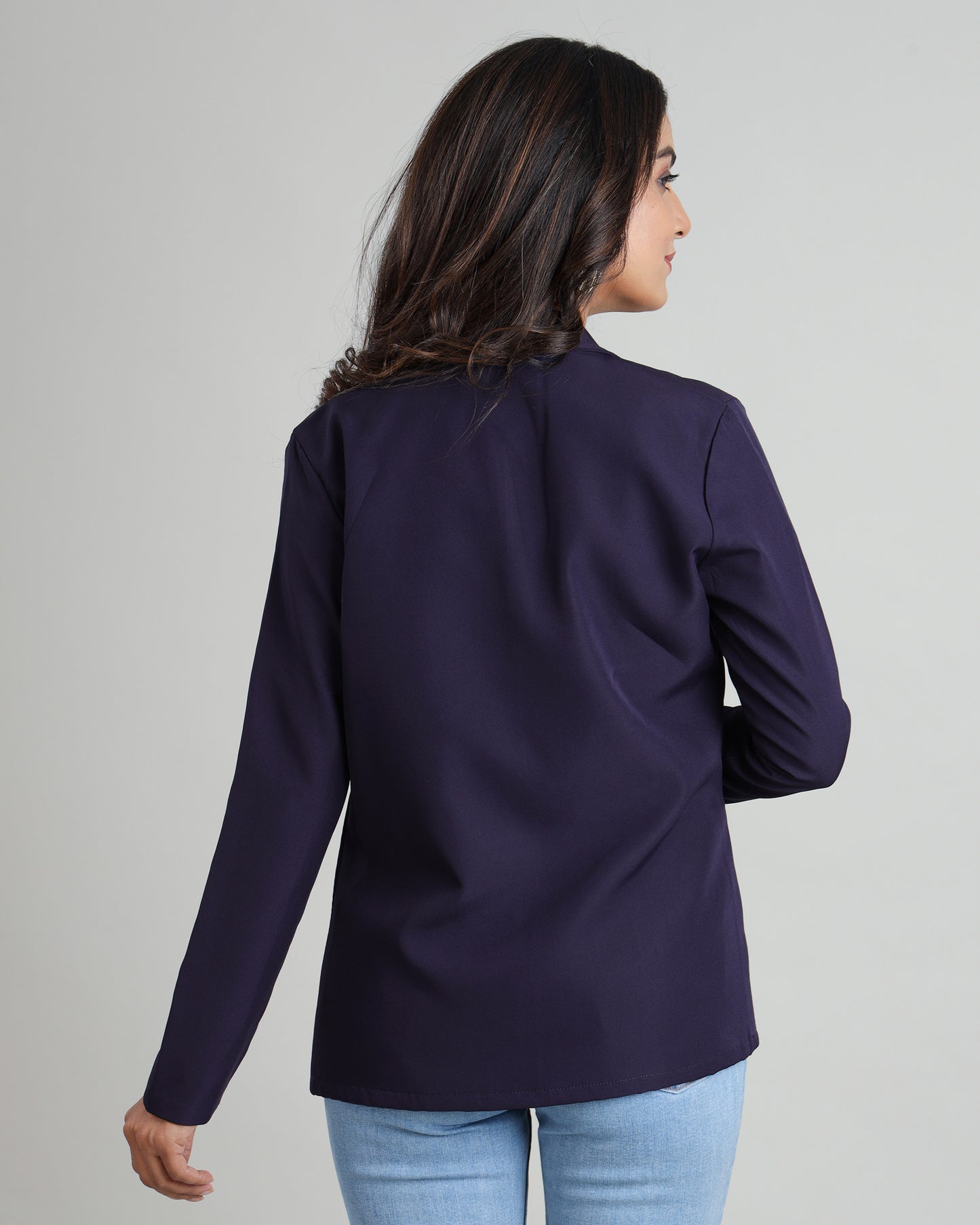 The All-Season Essential: Navy Blue Jacket for Women