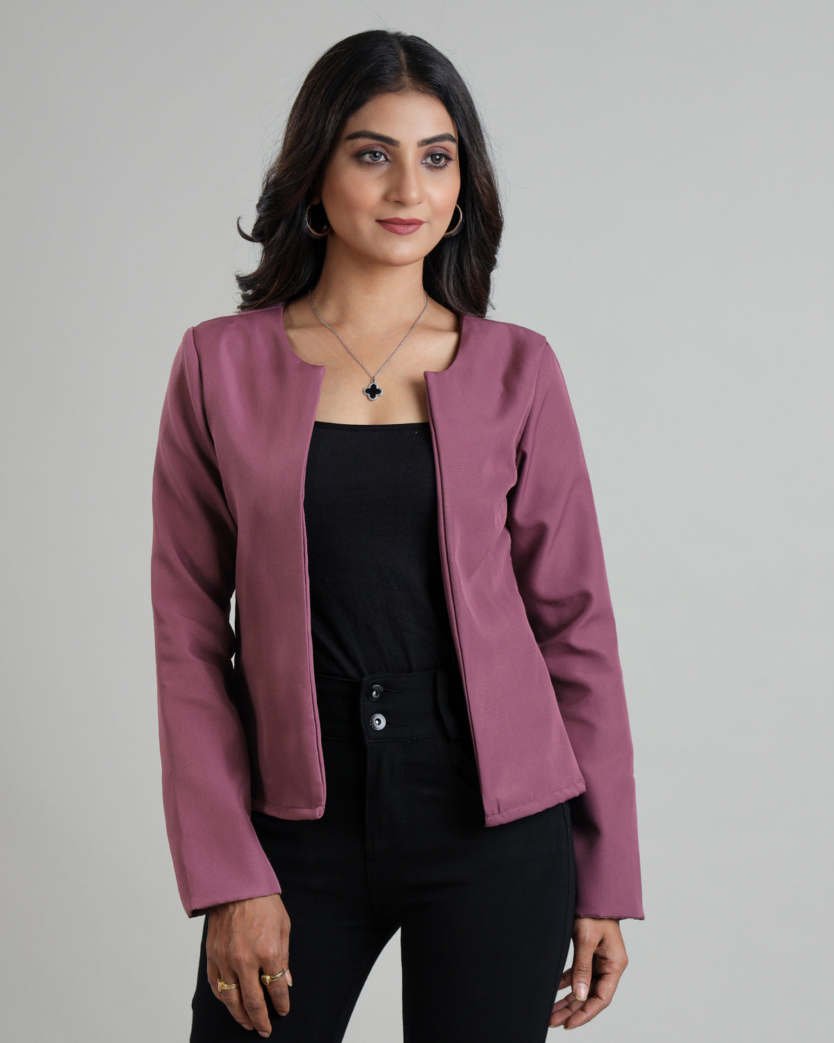Wine And Shine: The Boldly Purple Women's Jacket