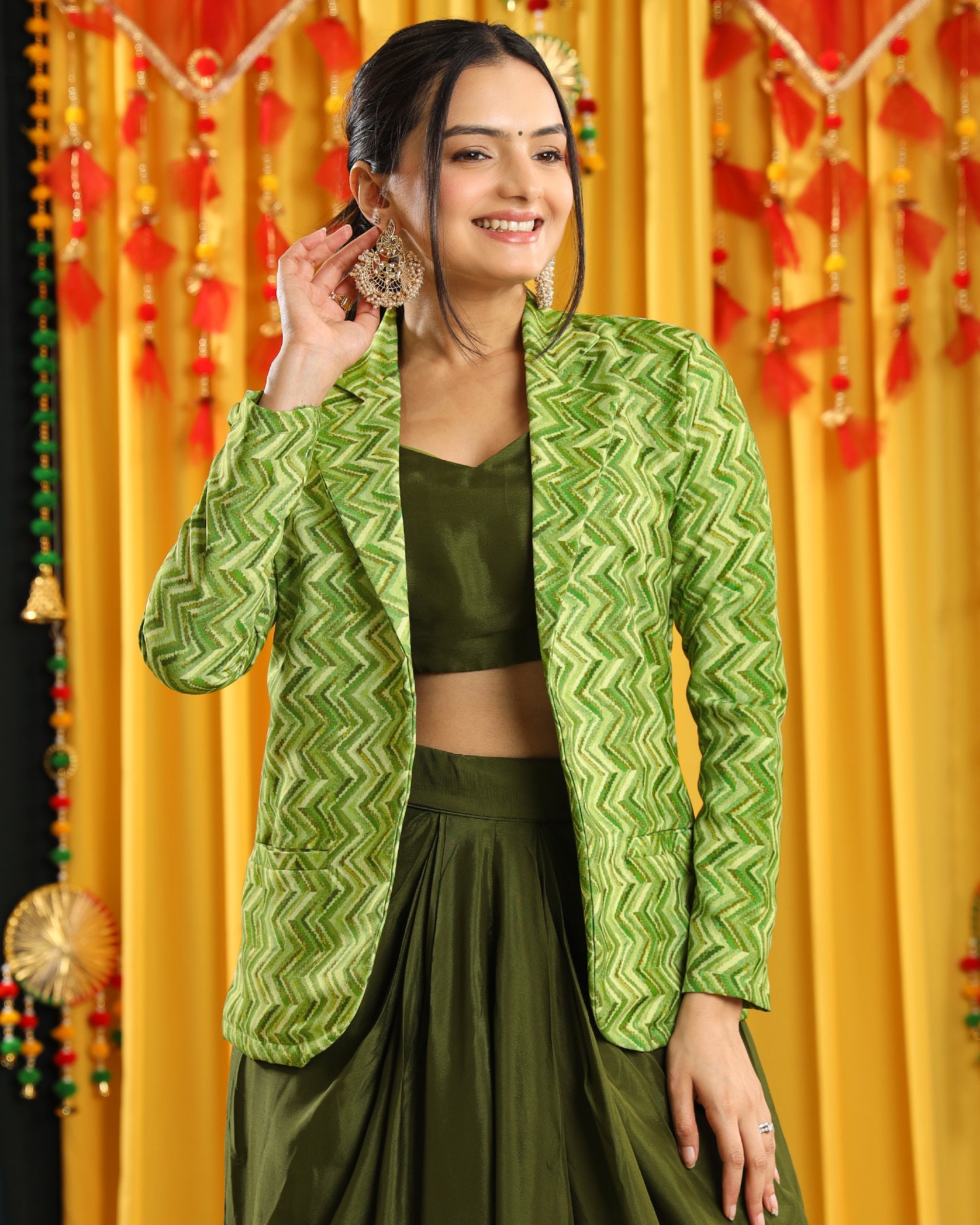 Twirling Dreams: The Festive Jacket For Women