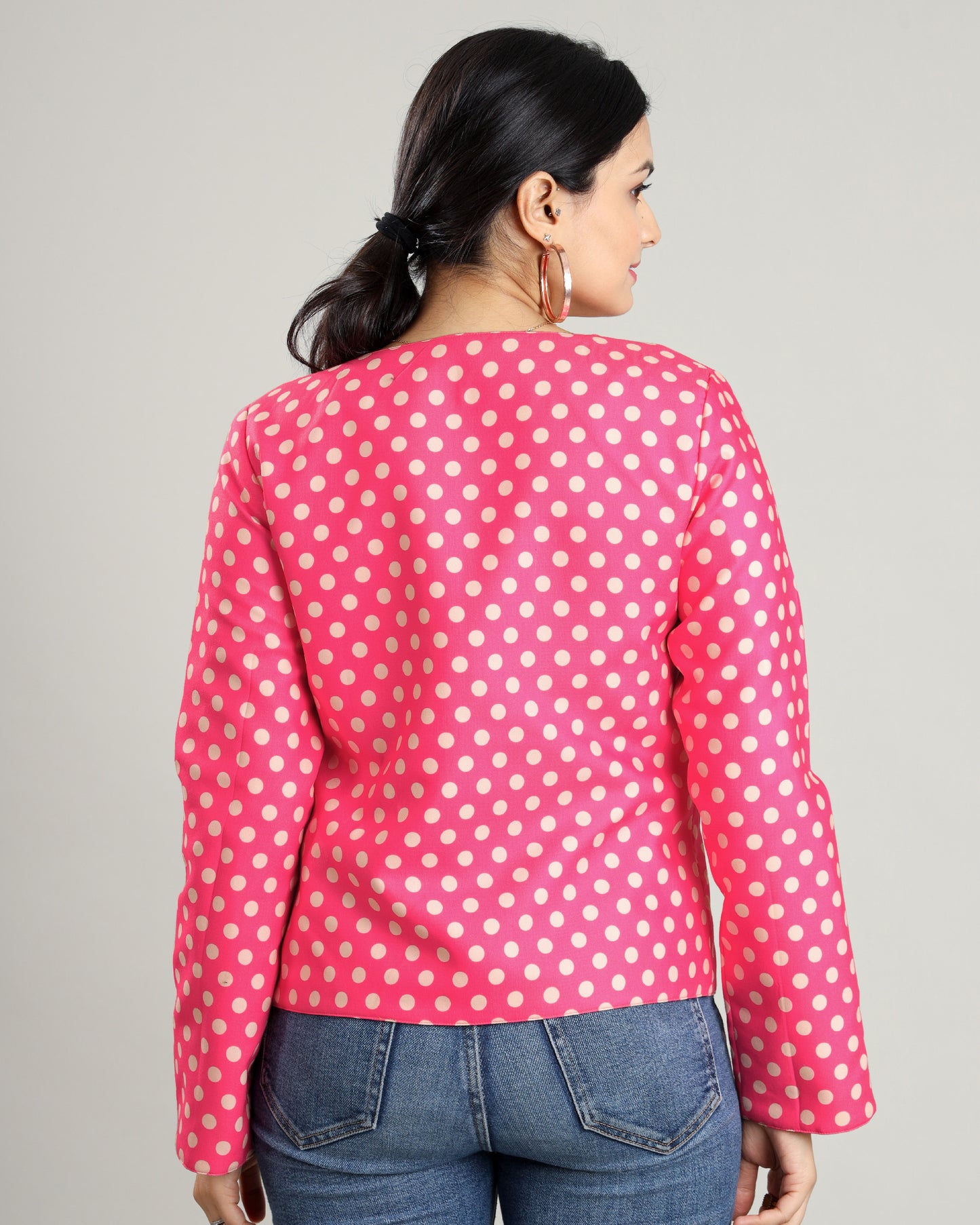 Fun Flip: Polka Dot Magic Reversible Jacket