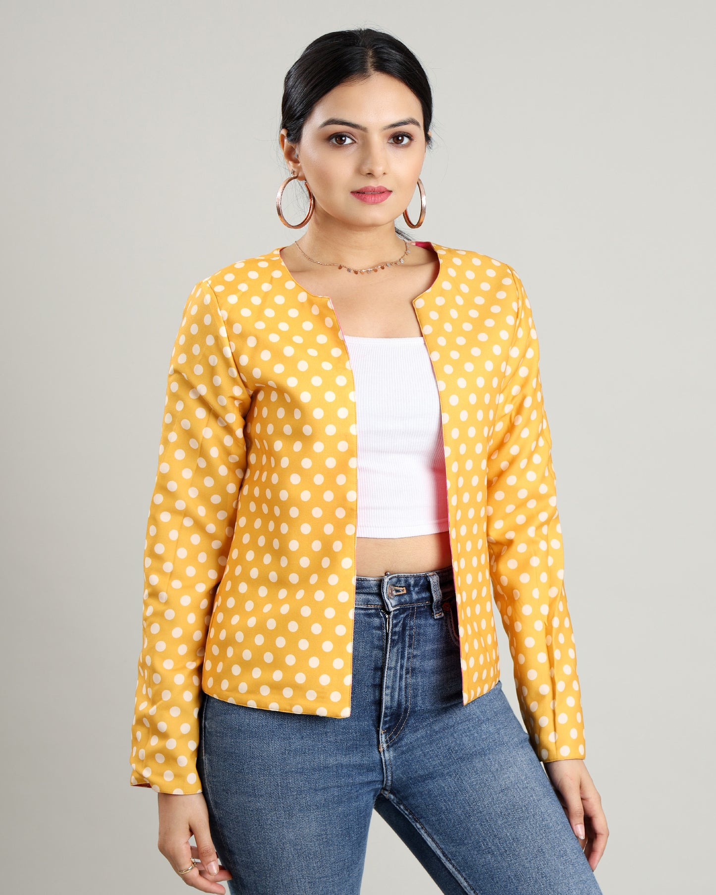 Fun Flip: Polka Dot Magic Reversible Jacket