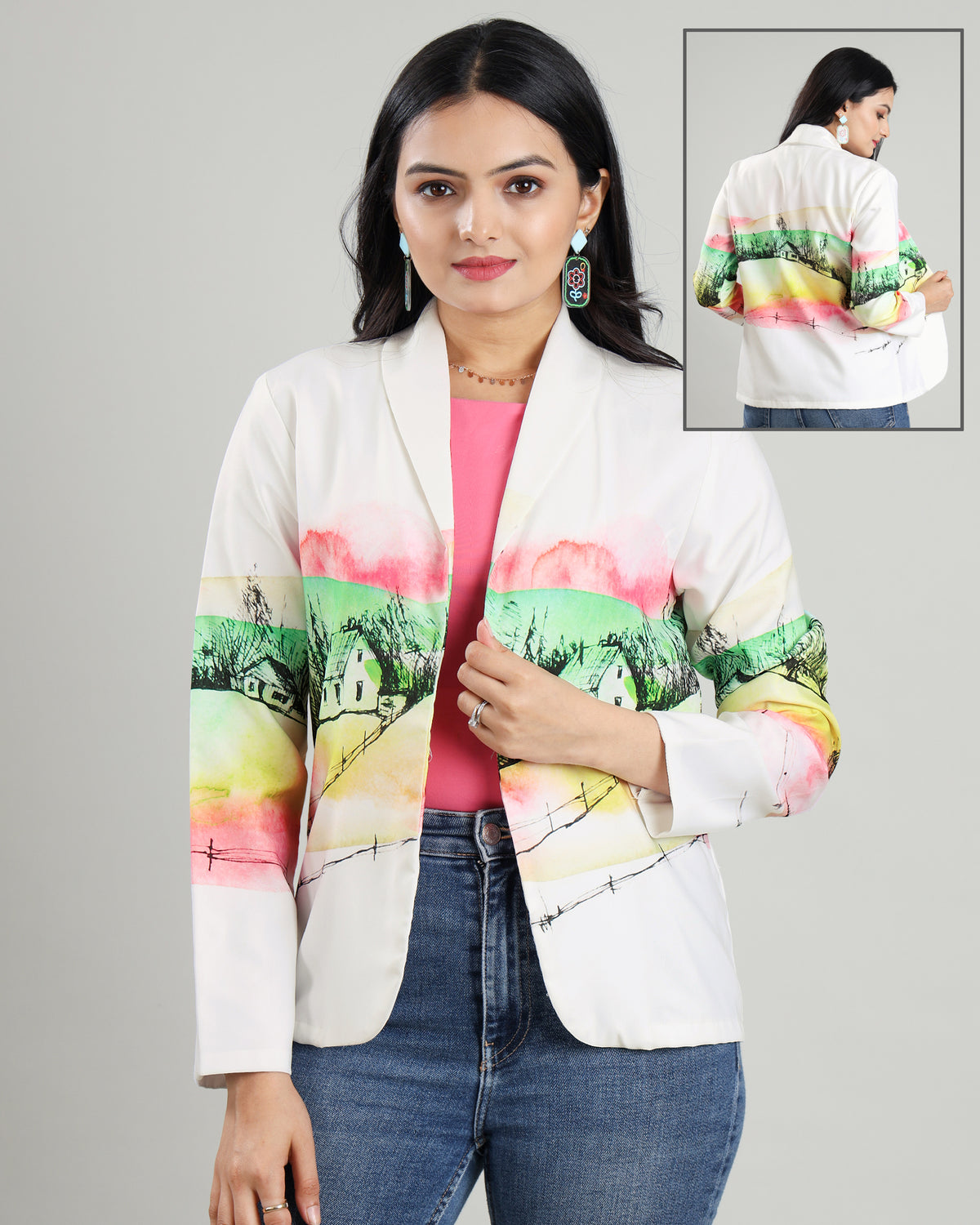 Turn Heads In This White Statement Jacket