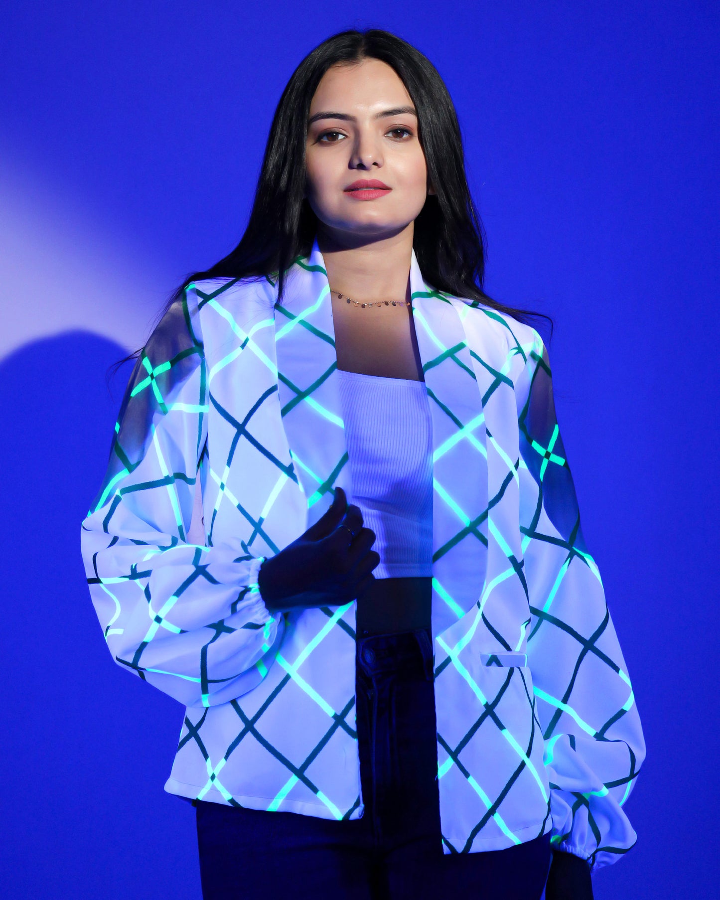 Glow Up Your Sleeves: Women's Trendy Neon Jacket