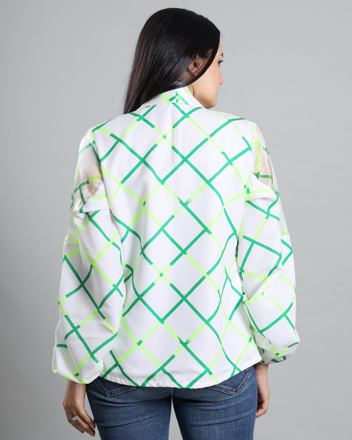 Glow Up Your Sleeves: Women's Trendy Neon Jacket