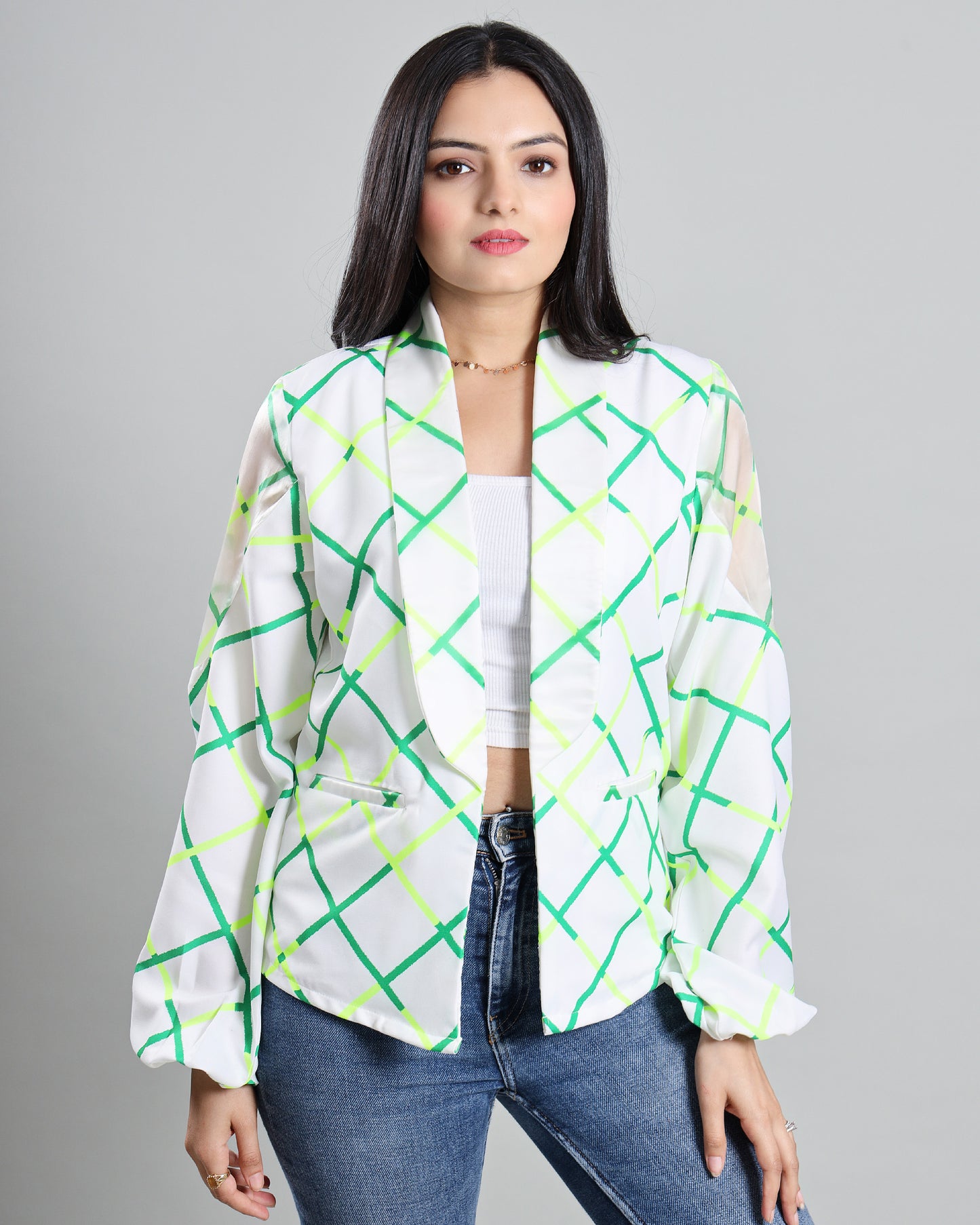 Glow Up Your Sleeves: Women's Trendy Neon Jacket