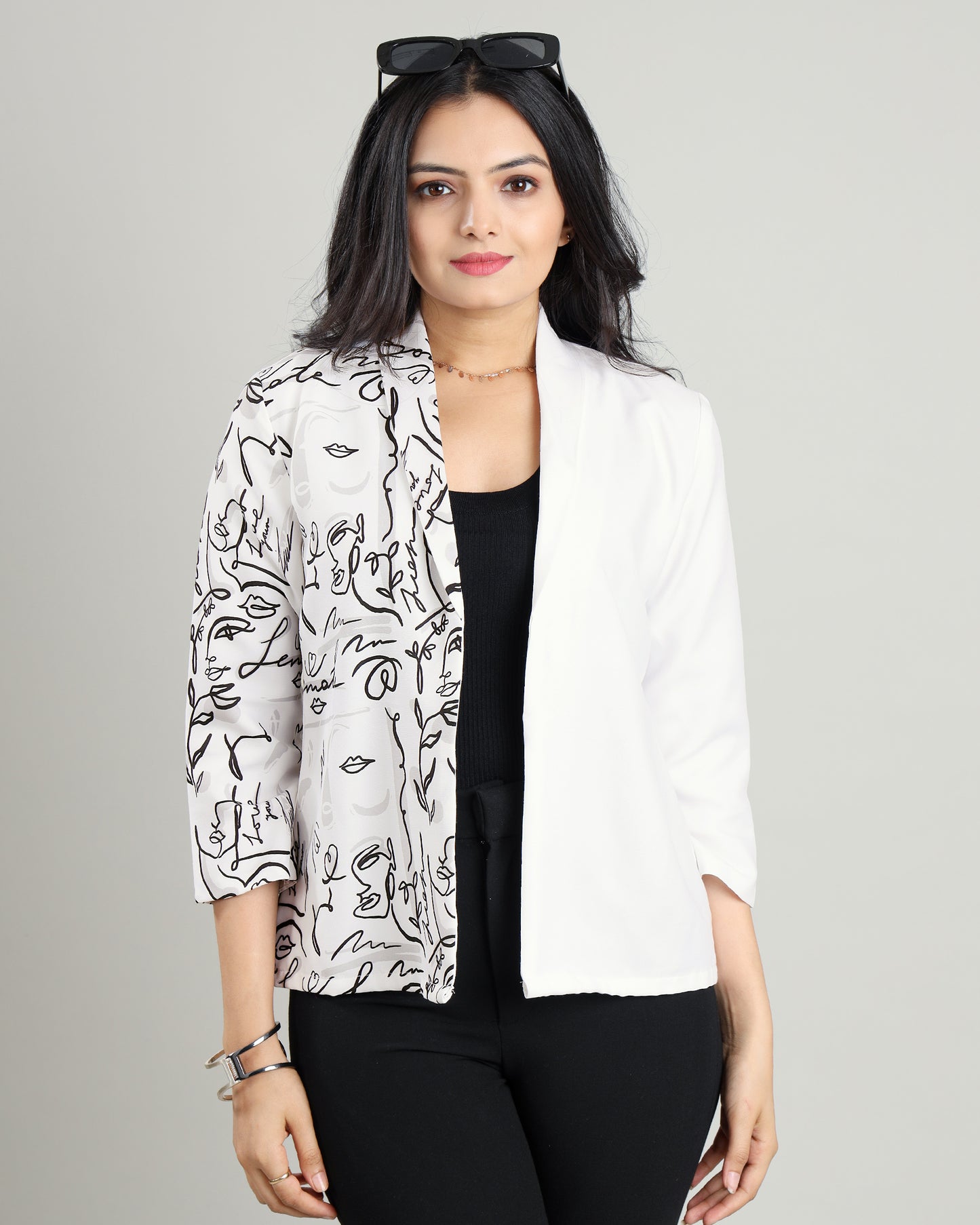 Show Your Love Two-Tone Statement Jacket