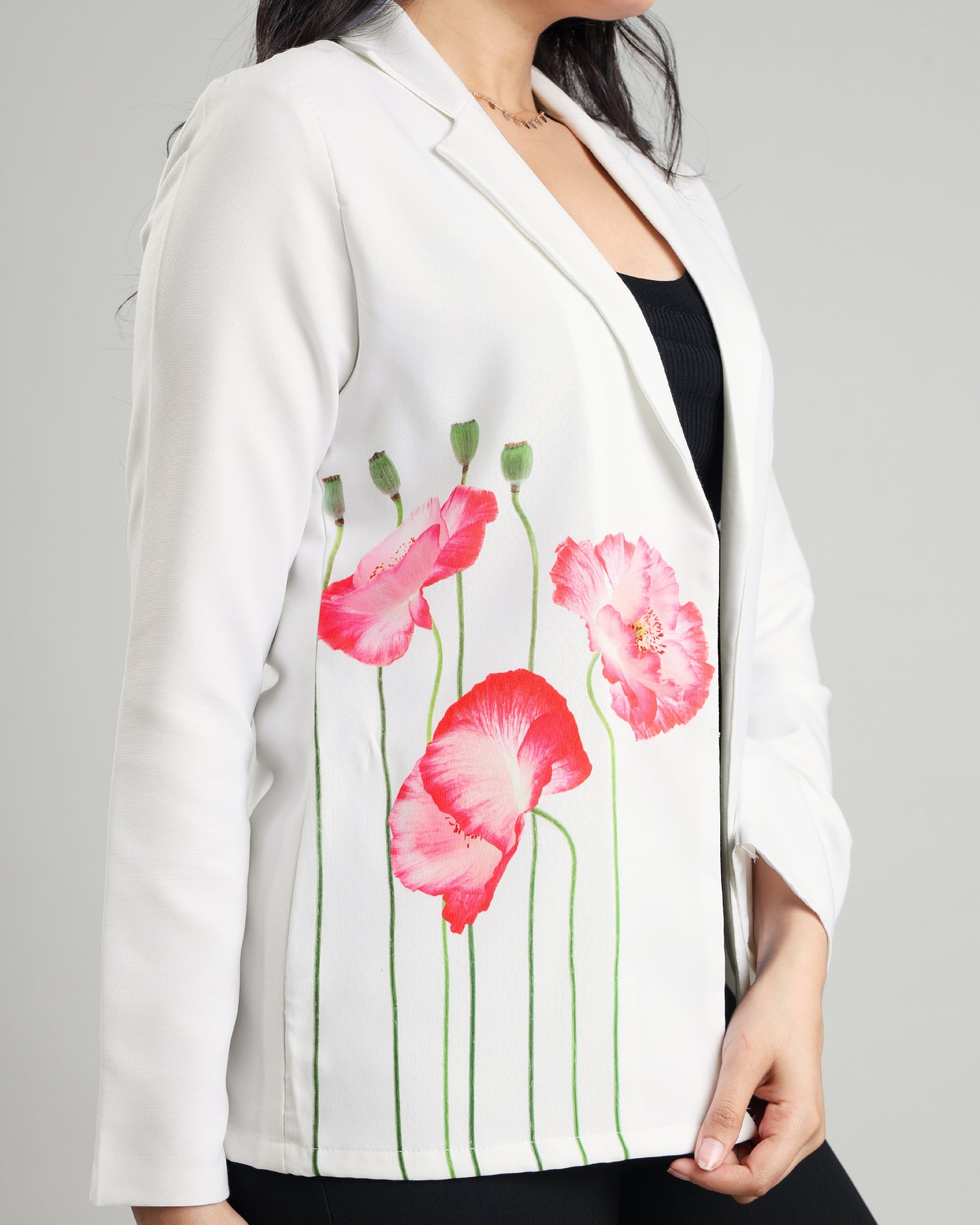 The Perfect Spring Fling: Women's White Jacket