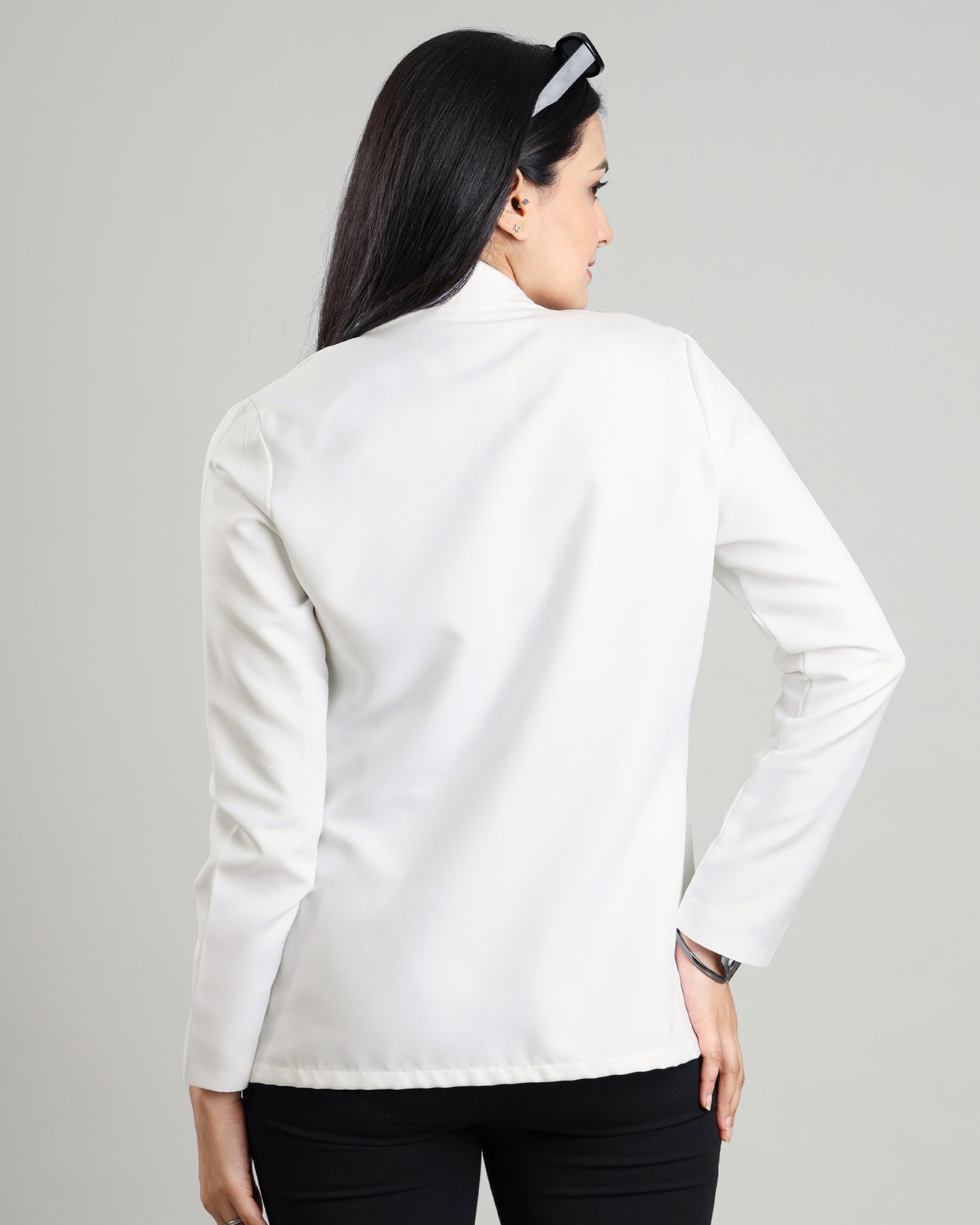 The Perfect Spring Fling: Women's White Jacket