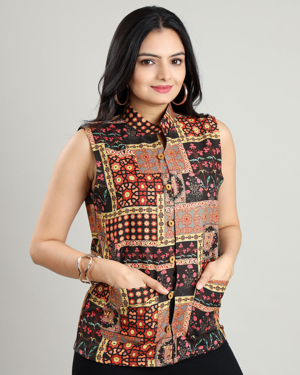 Stand Out: Women's Ethnic Patterned Jacket