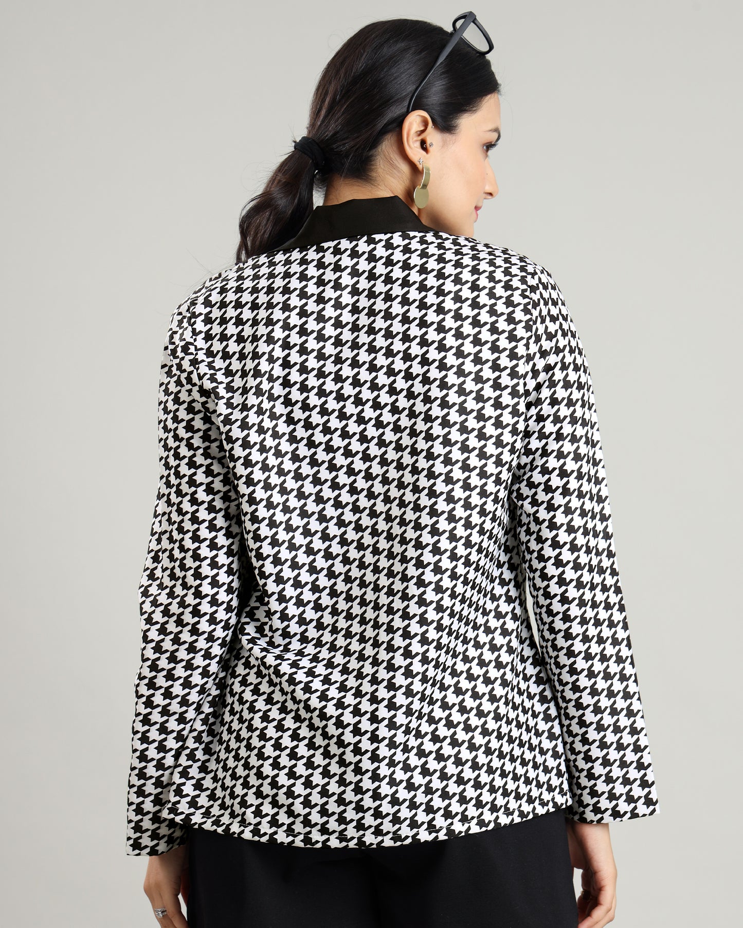 The One And Only: Black & White Patterned Jacket