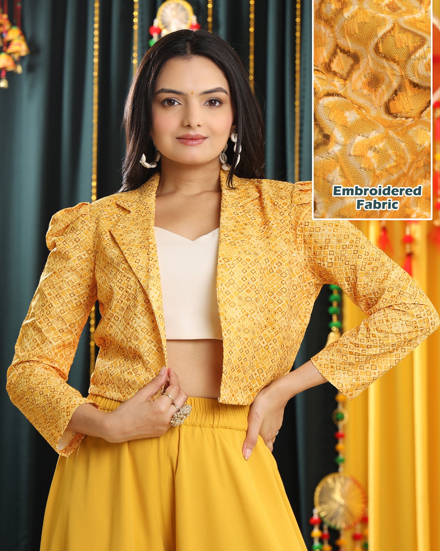 Celebrate in Style: Embroidered Jacket For Women