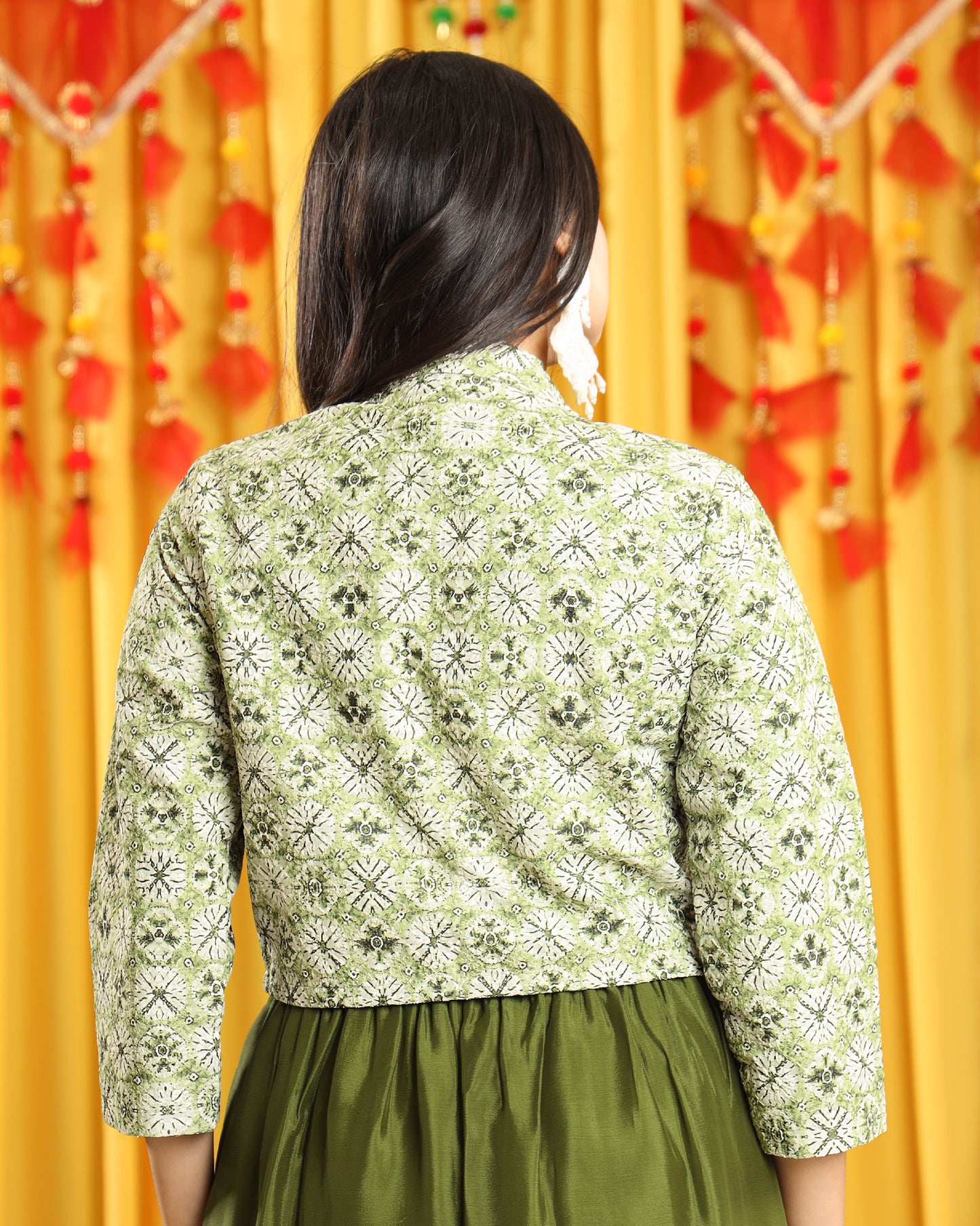 A Collector's Dream: Whimsical Green Women's Jacket