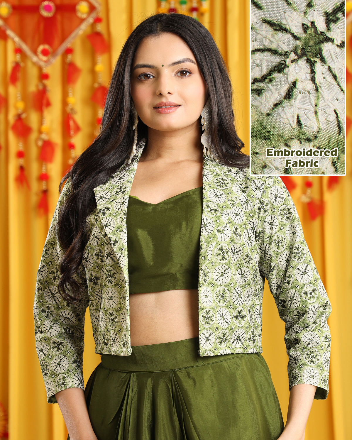 A Collector's Dream: Whimsical Green Women's Jacket