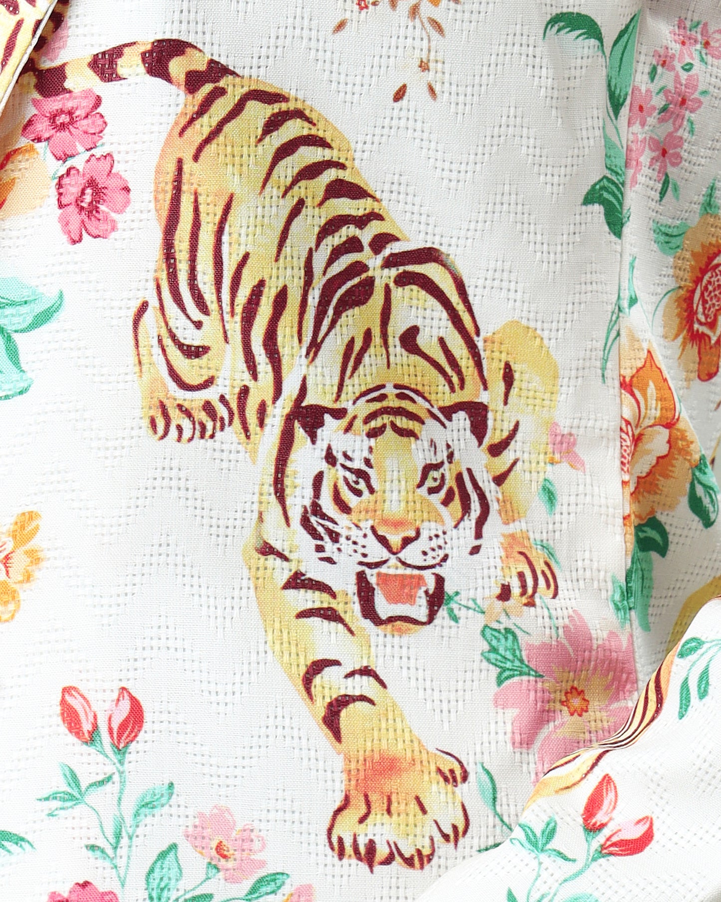 Women's Stylish Tiger Print Jacquard Weave Jacket