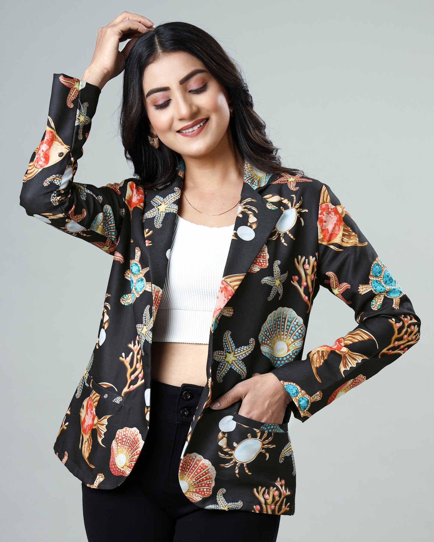 Dive into Dreams: The Unique Women's Aqua Jacket