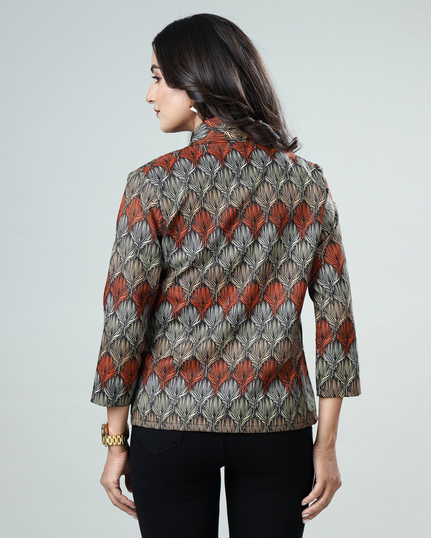 A Bold Blend: Women's Floral Jacket