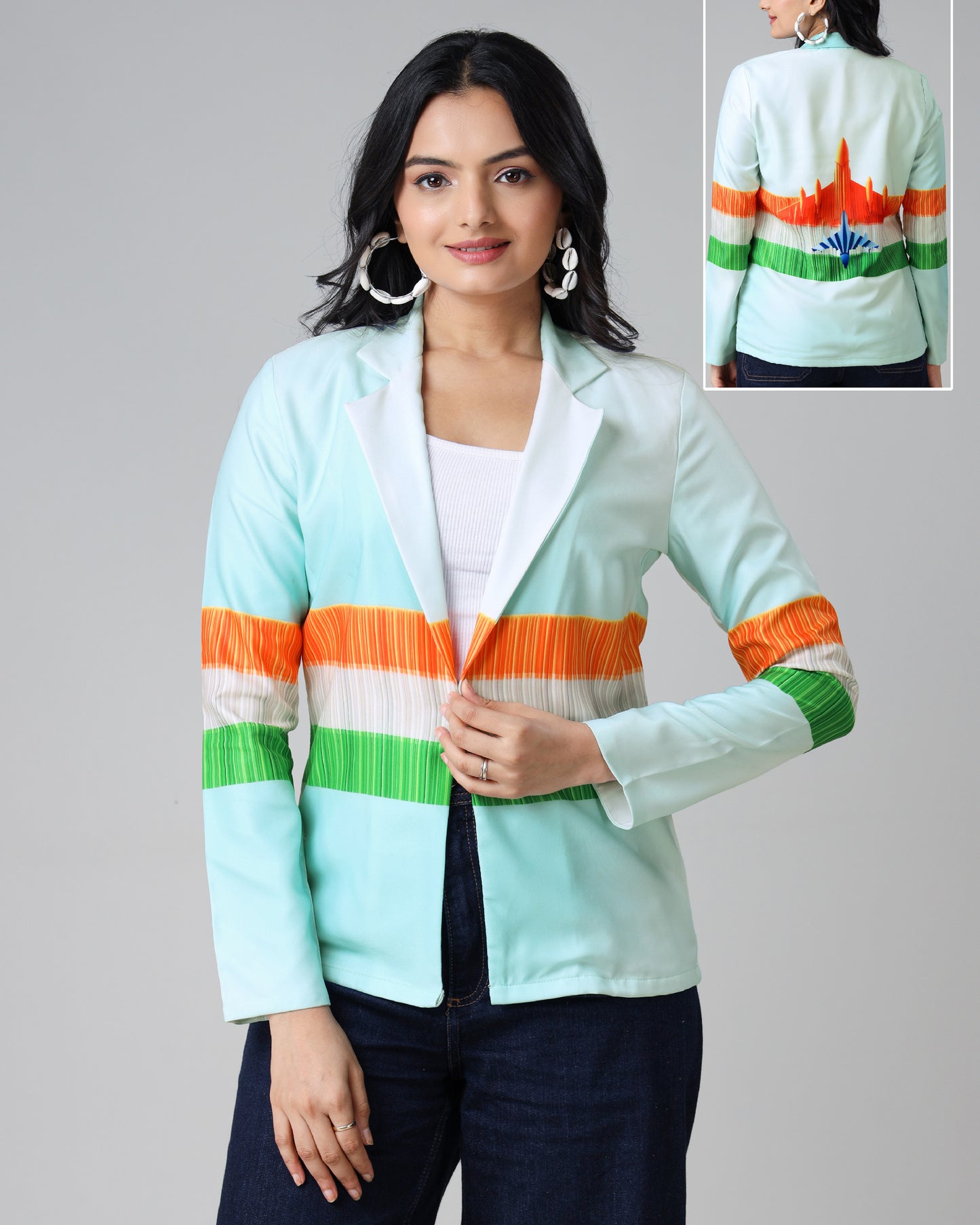 Salute Your Nation: Women's Patriotic Jacket