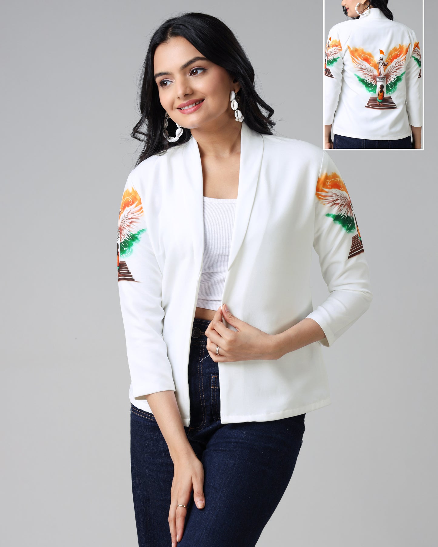 Empowering Patriotism: Freedom Edit Jacket