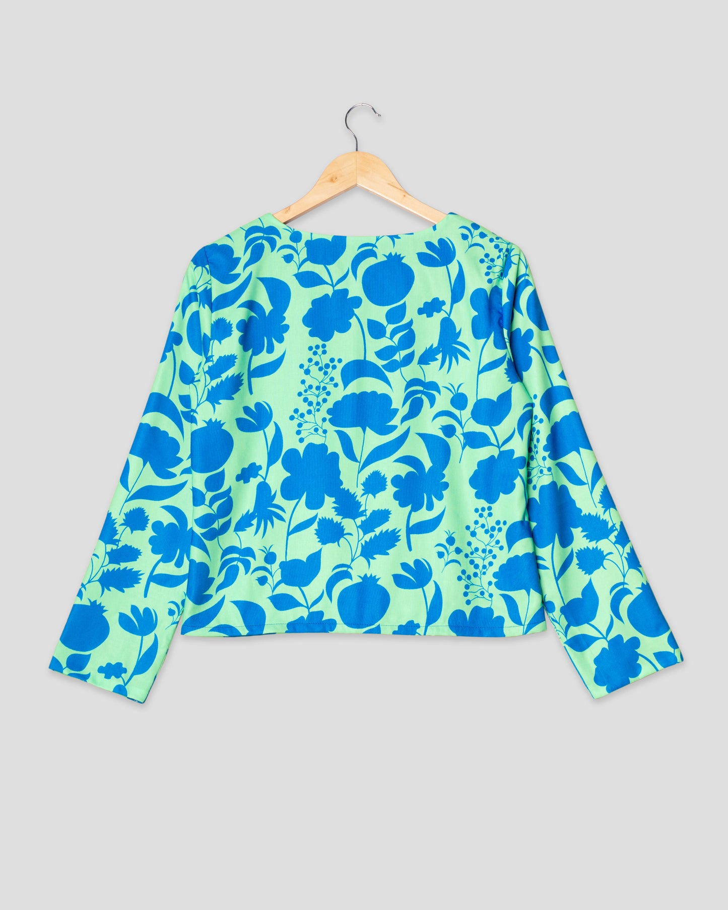 New Year Glow: Women's Vibrant Floral Jacket