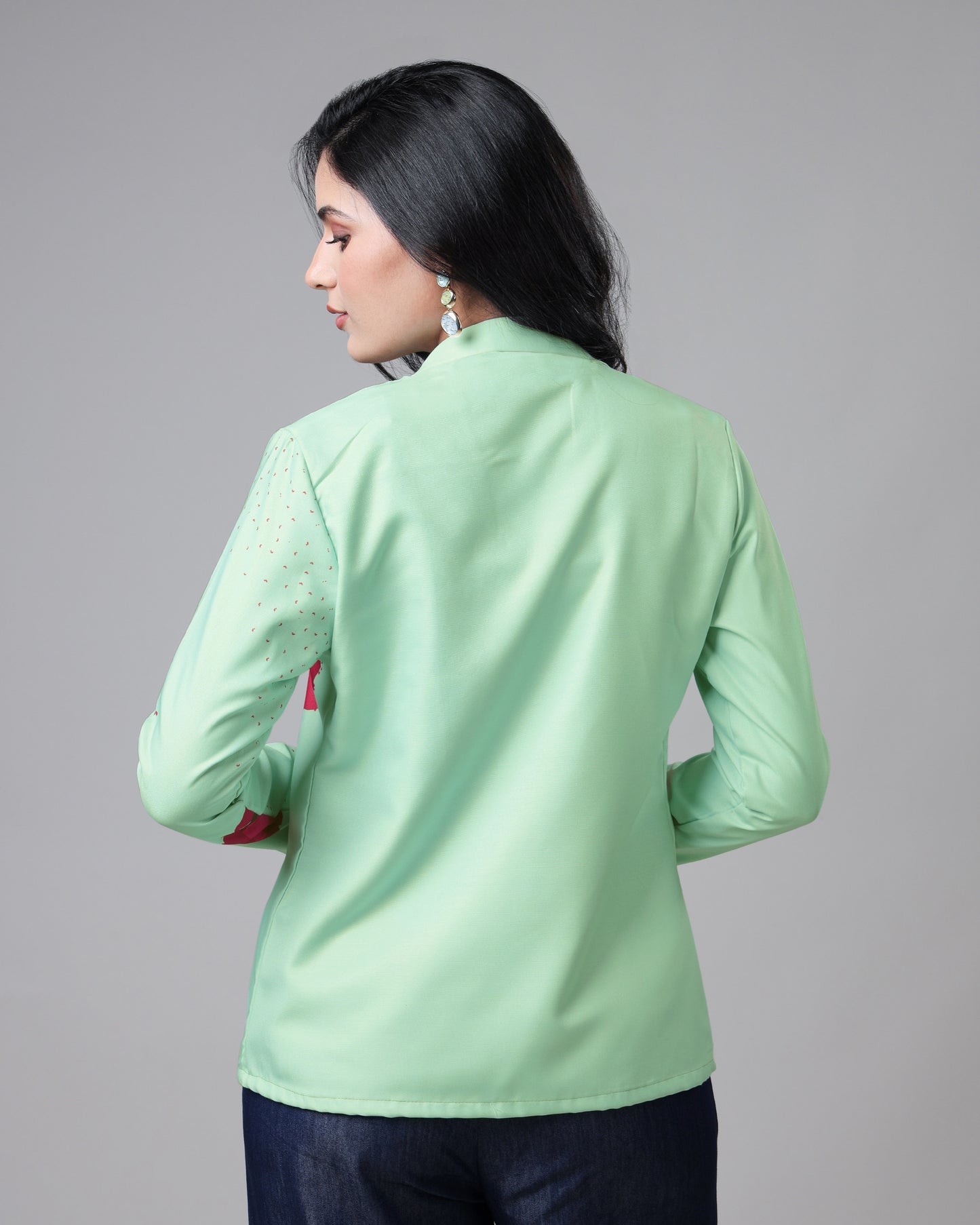 The Perfect Work-to-Outing Floral Womens Jacket