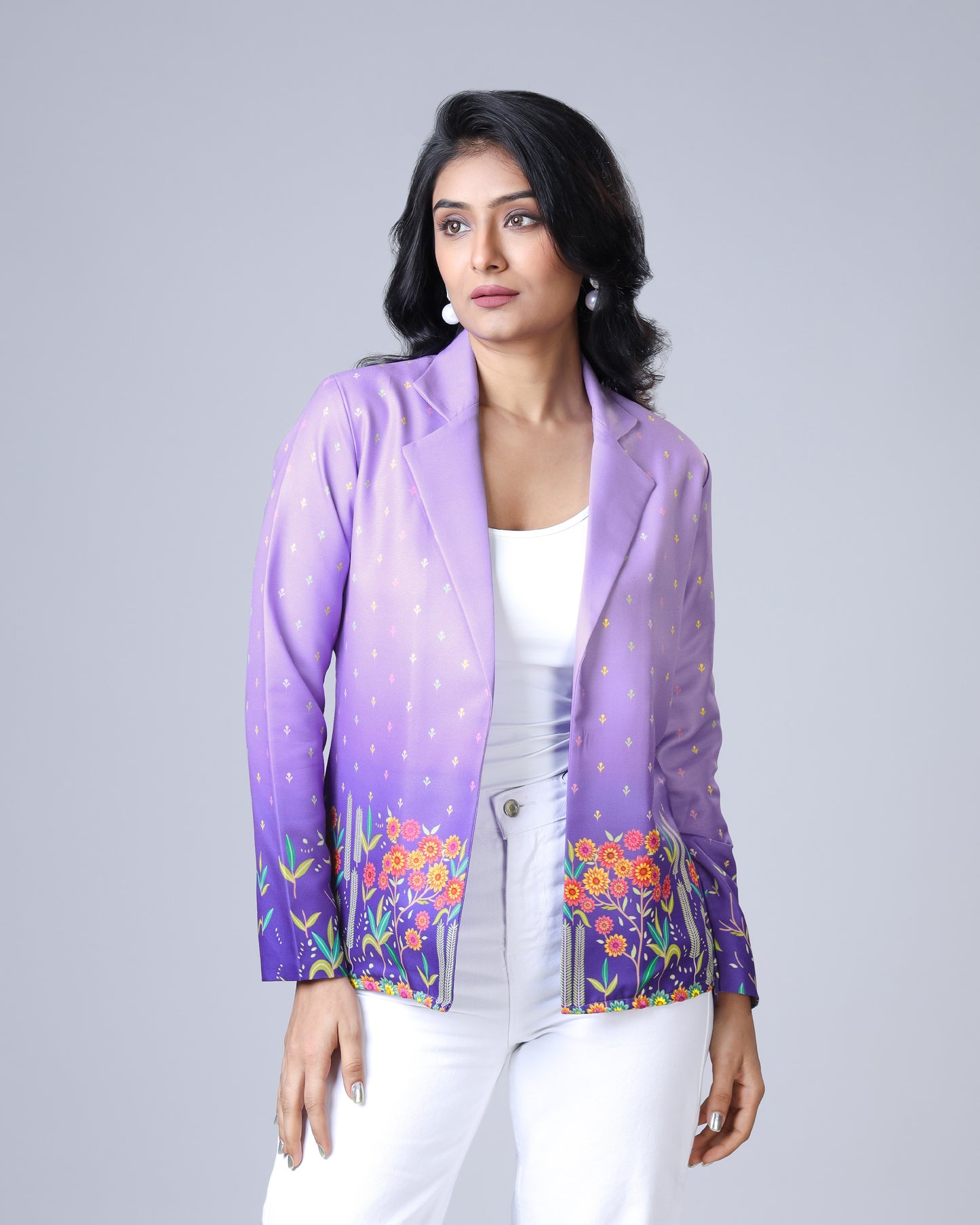 Trend Bana Diya - Women's Ombre Jacket With Swag Collar