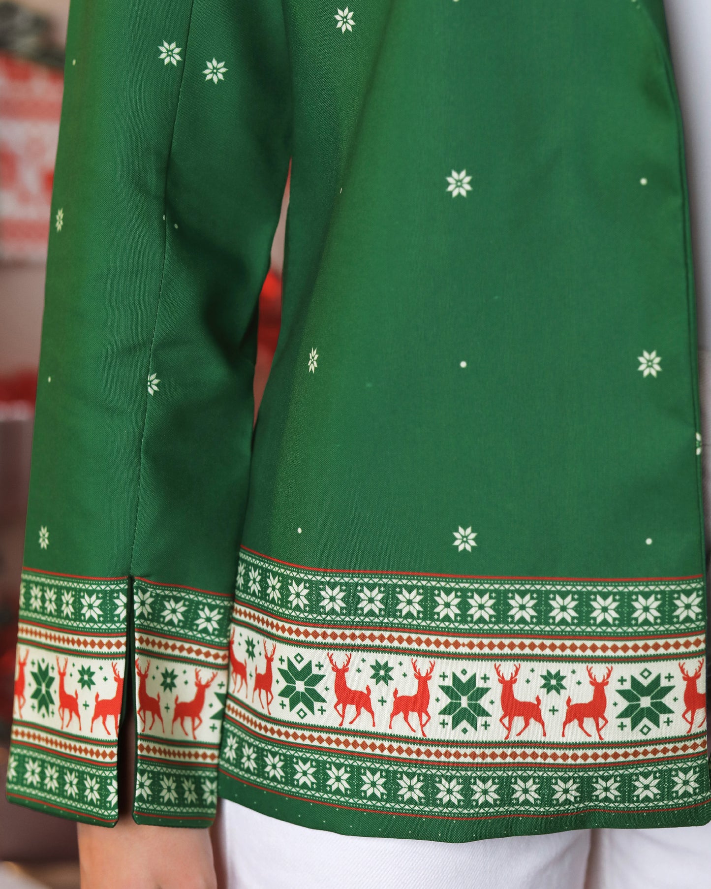 Holiday Spark Womens Jacket - Christmas Theme Quirky Santa Vibes