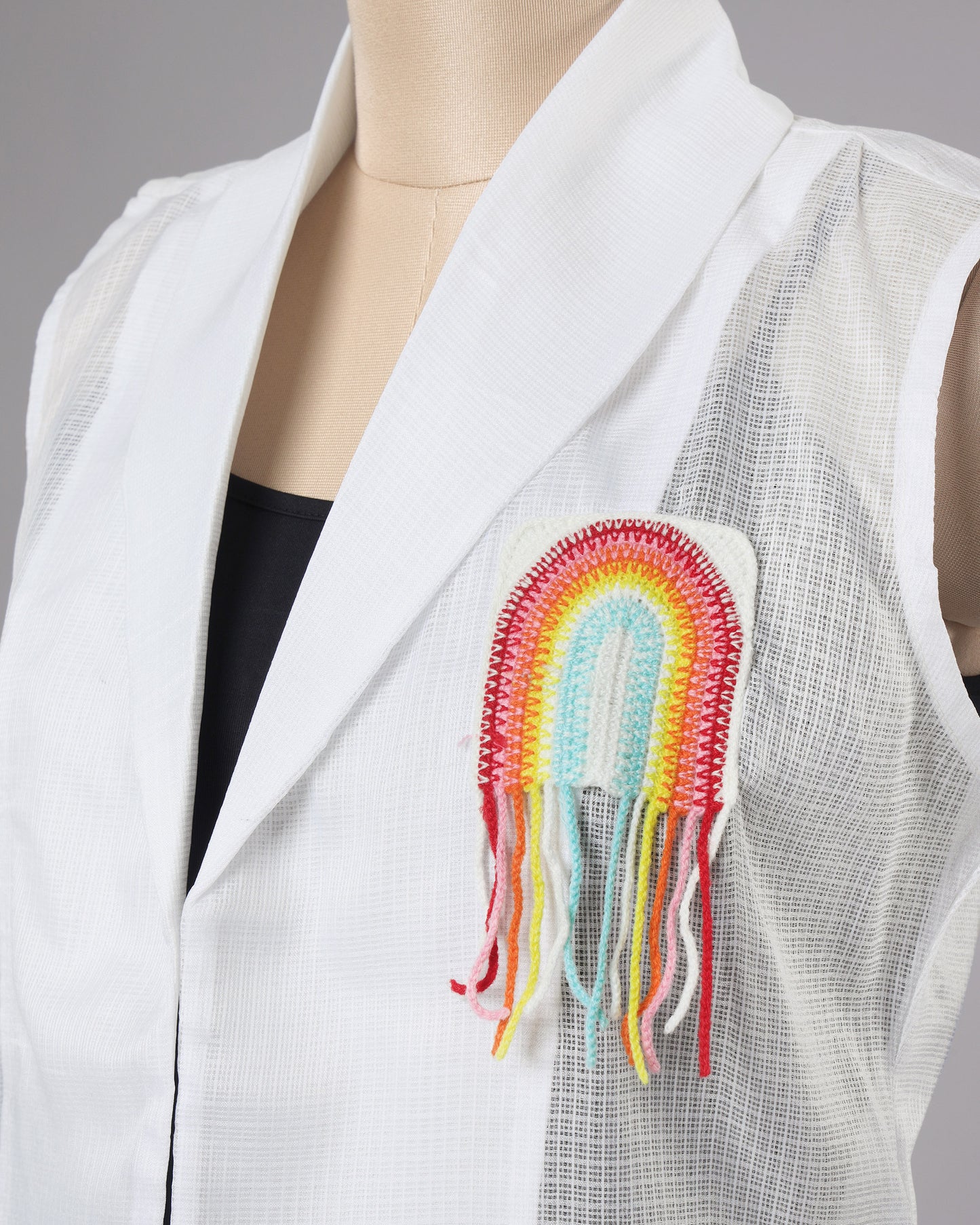 Selling Fast ⚡ Rainbow Patch Jacket – Exclusive Piece Only