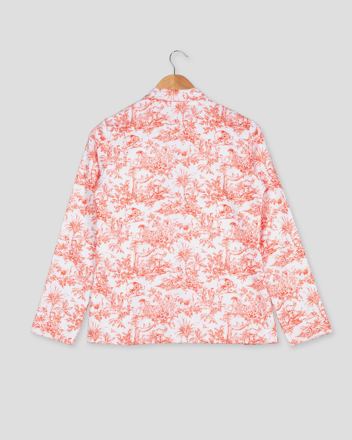 Trendy Toil Print Jacket For Women