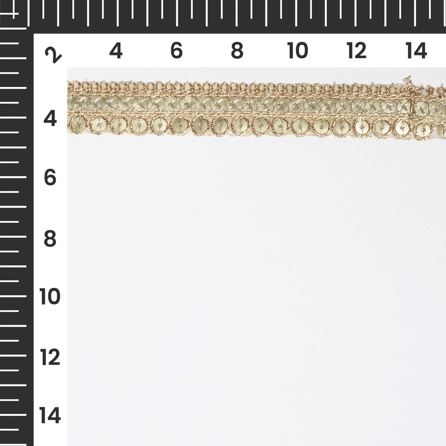 Golden Braid Zari Thread Lace (18 Mtr)