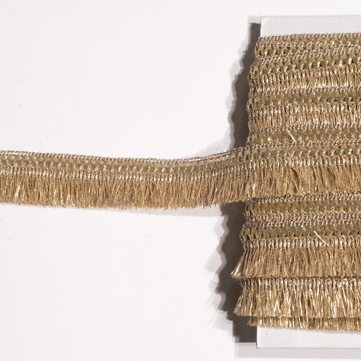 Shimmering Gota Threads and Fringe Fusion Lace (18 Mtr)