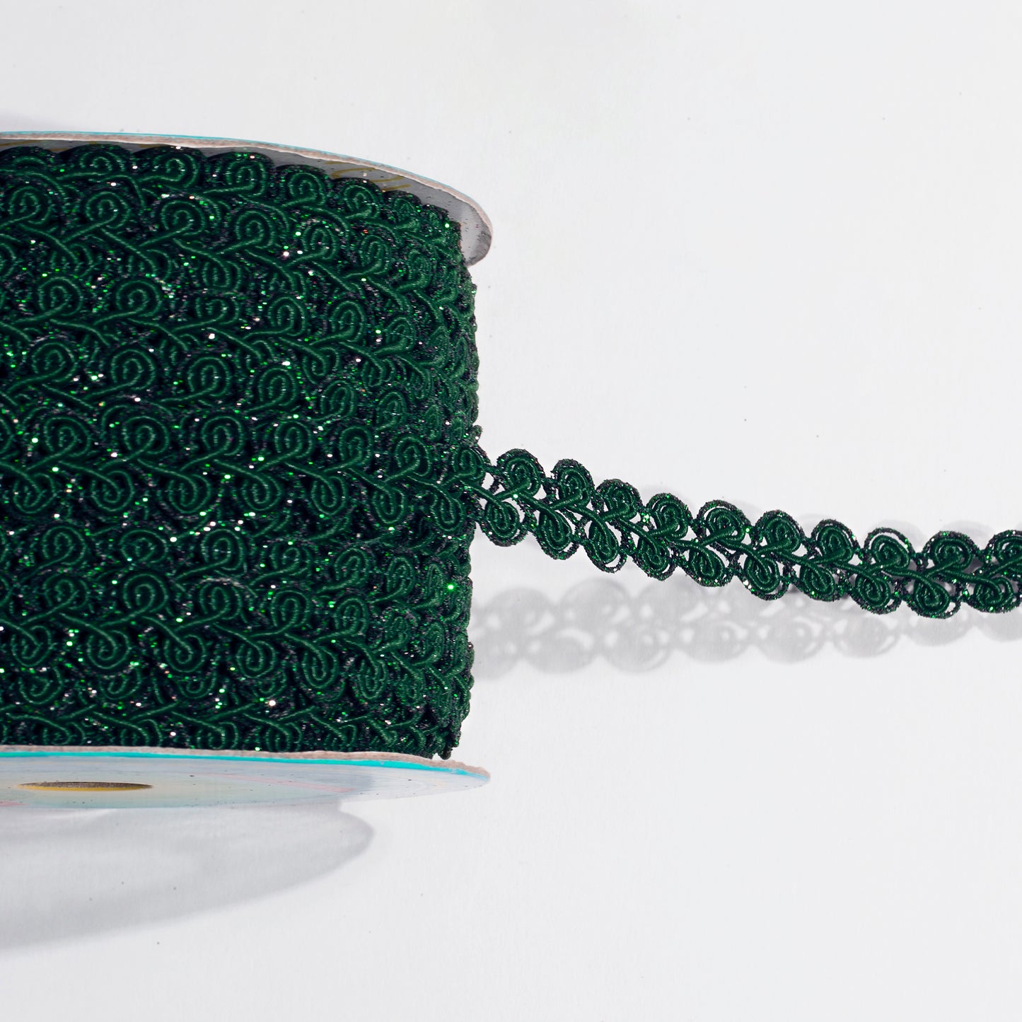 Glittering Green Braid Lace (18 Mtr)
