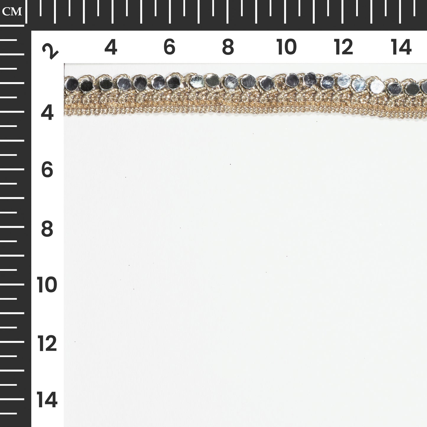 Real Mirrors Sparkle on this Exquisite Lace (9 Mtr)