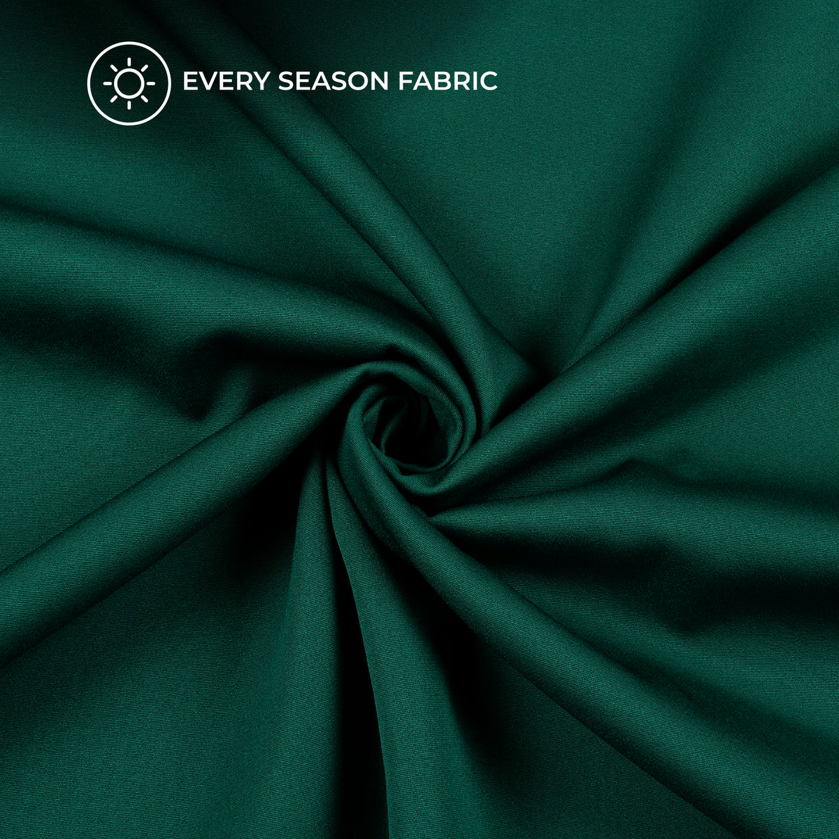 Teal Green Plain Banana Crepe Fabric (Width 58 Inches)