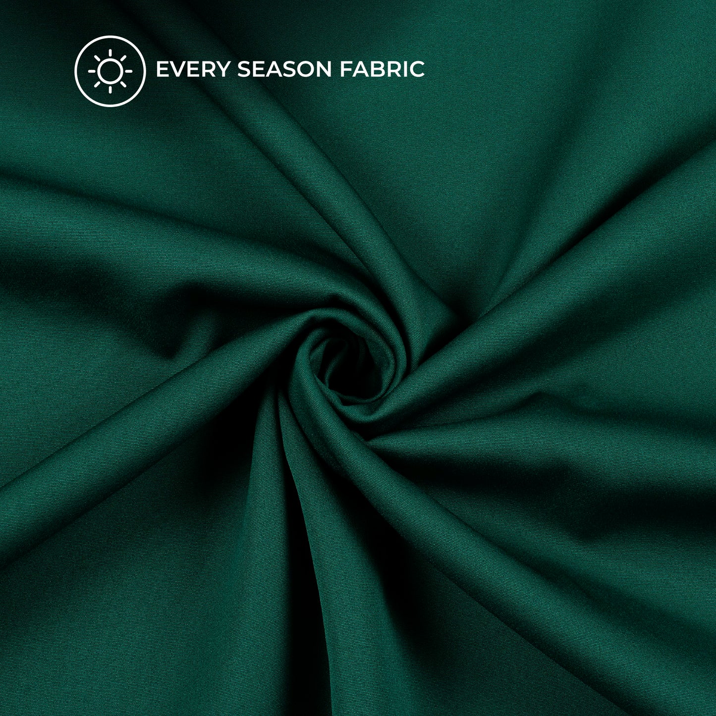 Teal Green Plain Banana Crepe Fabric (Width 58 Inches)