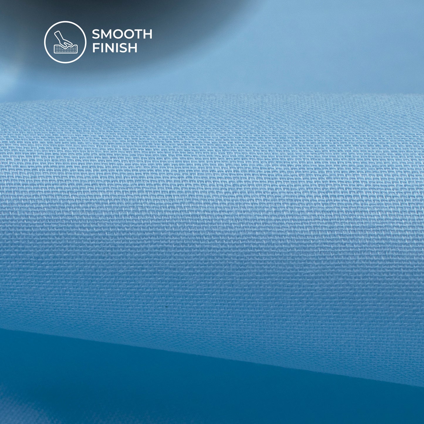 Sky Blue Plain Glazed Cotton Fabric