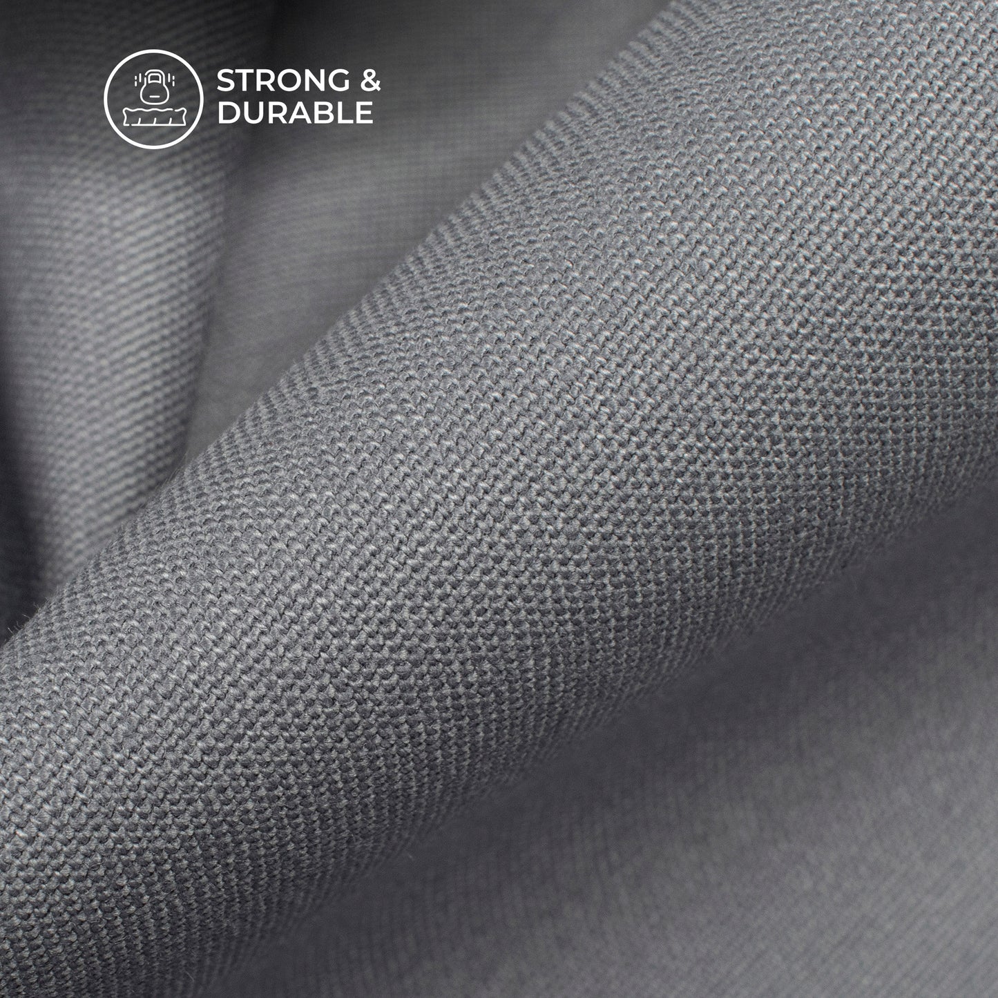 Lava Grey Plain Flexi Lycra Fabric (Width 56 Inches)