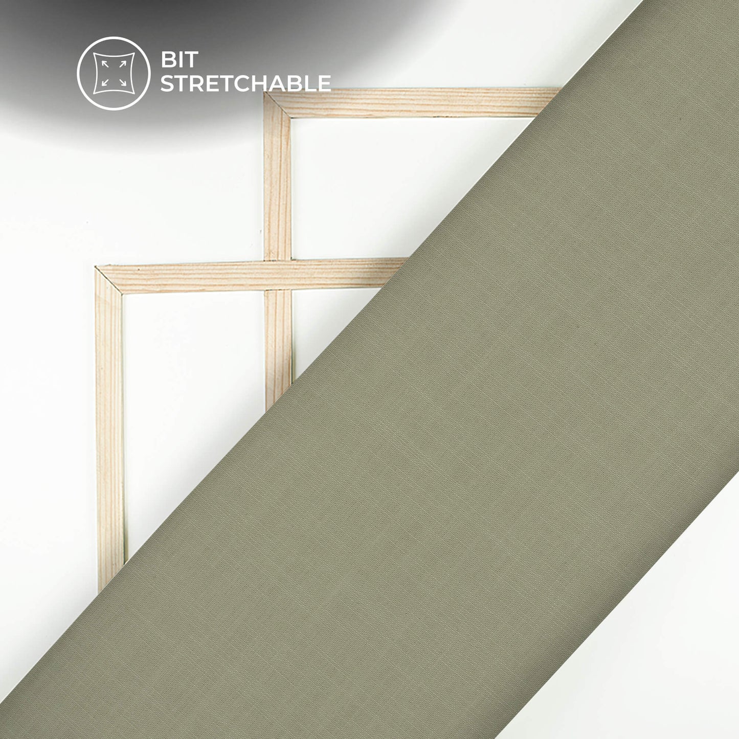 Pista Plain Textured Linen Slub Fabric (Width 54 Inches)