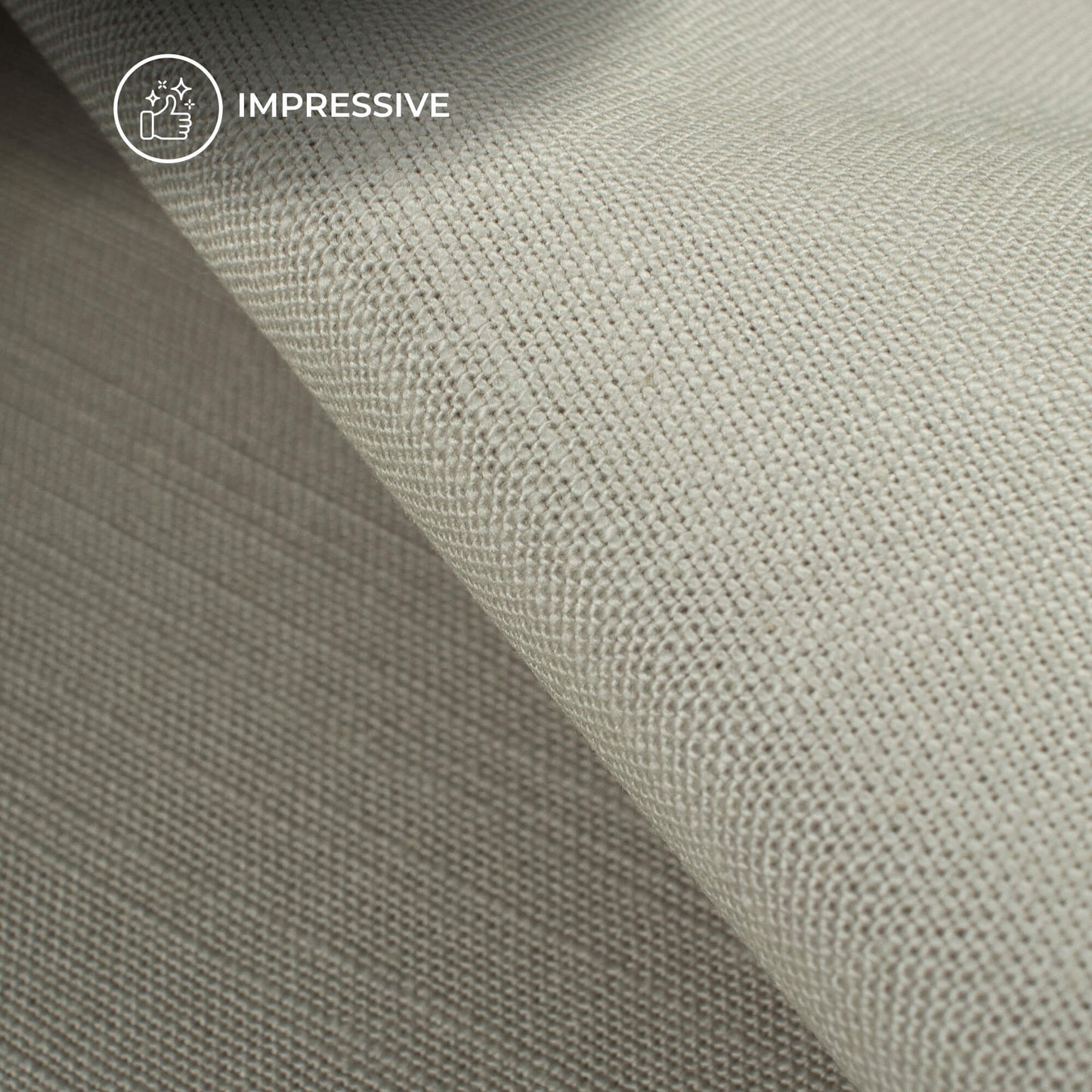 Light Grey Plain Textured Linen Slub Fabric  (Width 54 Inches)