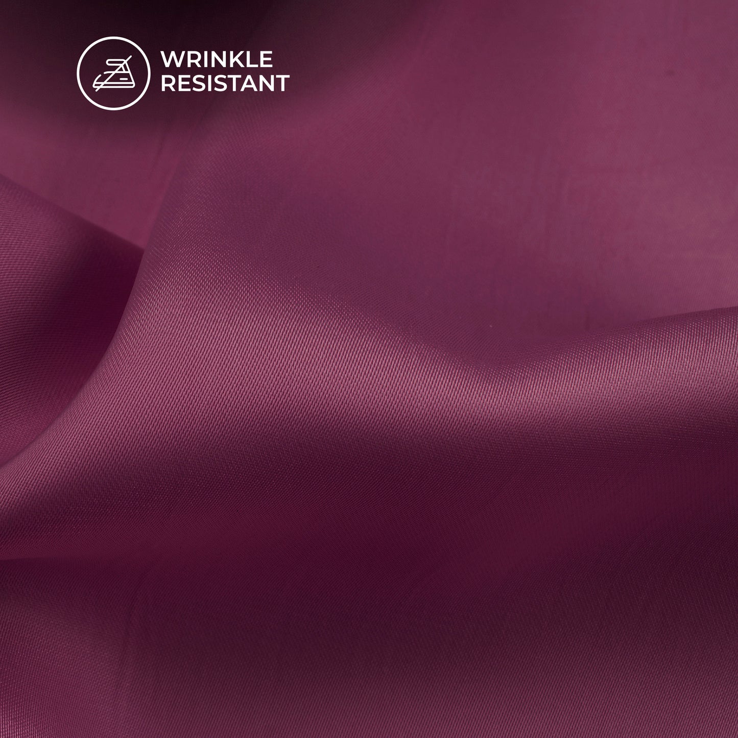 Jam Purple Plain Imported Satin Fabric