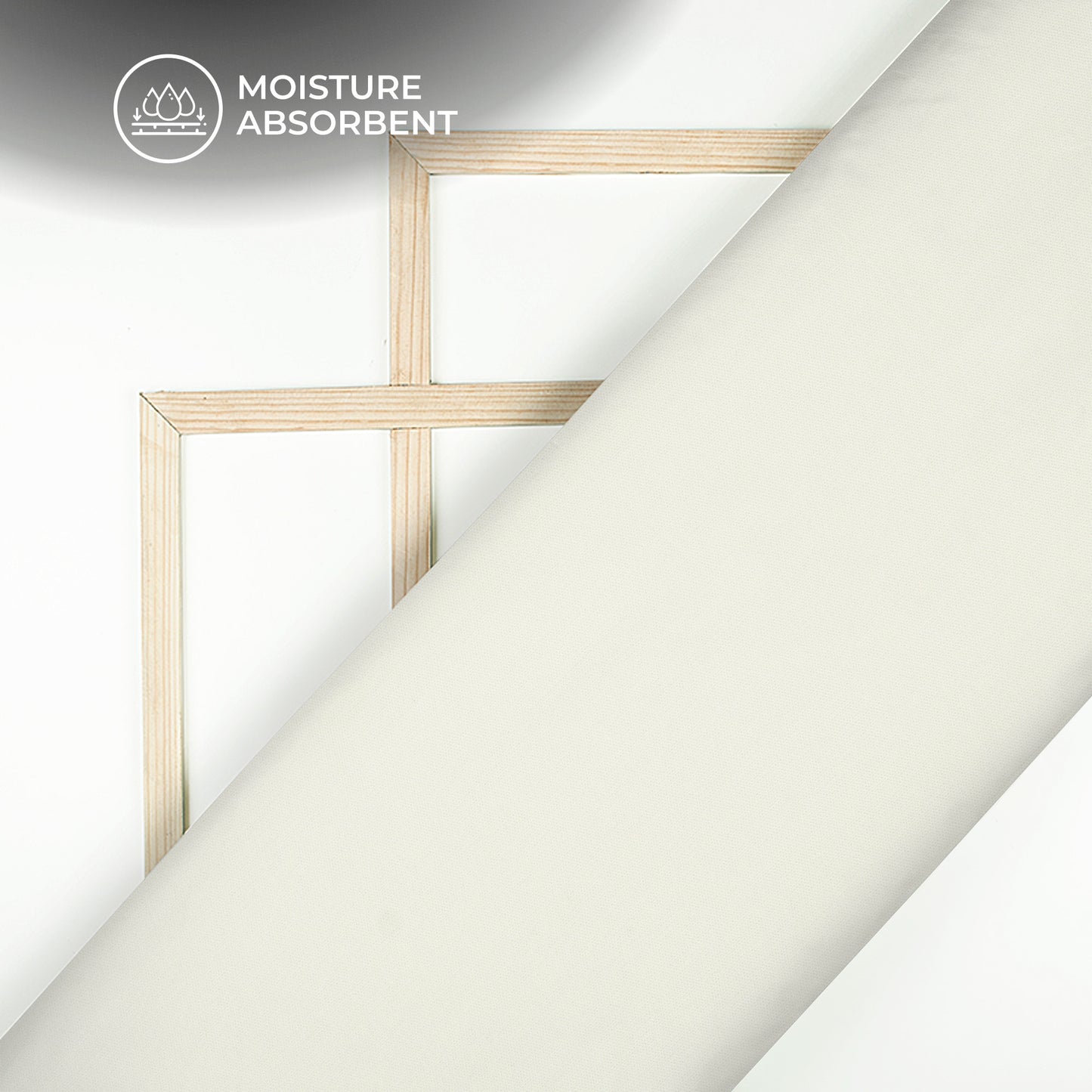 White Plain Stretch Cotton Fabric(Width 86 Inches)