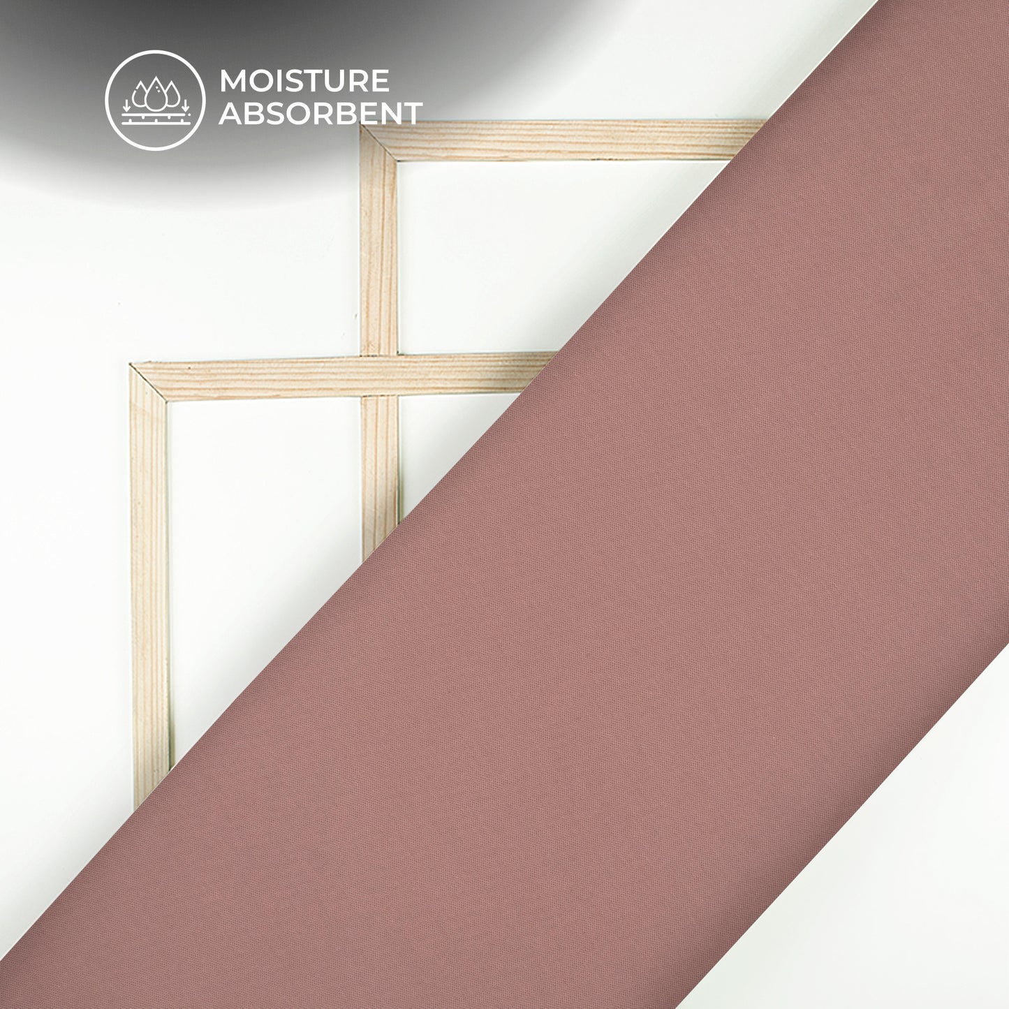 Onion Purple Plain Stretch Cotton Fabric(Width 86 Inches)