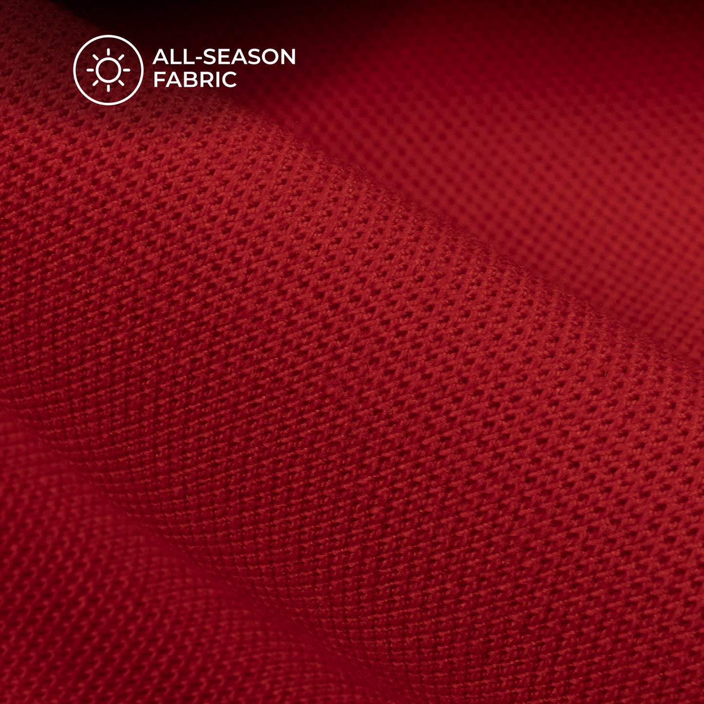 Red Plain Stretch Cotton Fabric(Width 86 Inches)