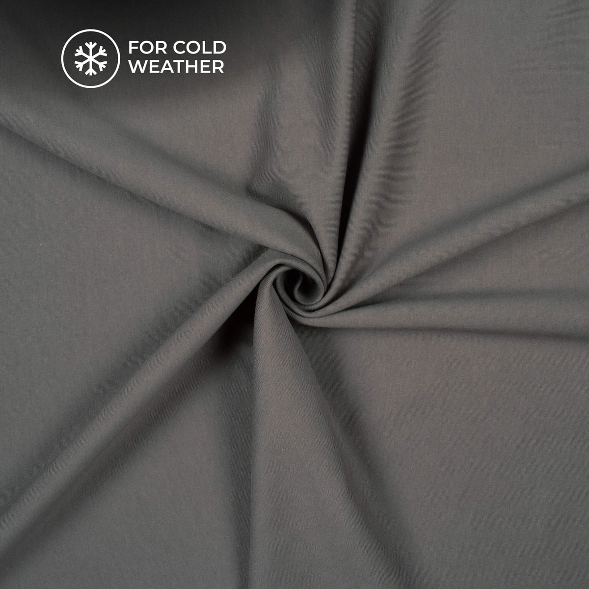 Dark Grey Blend Semi Scuba Fabric (Width 70 Inches)