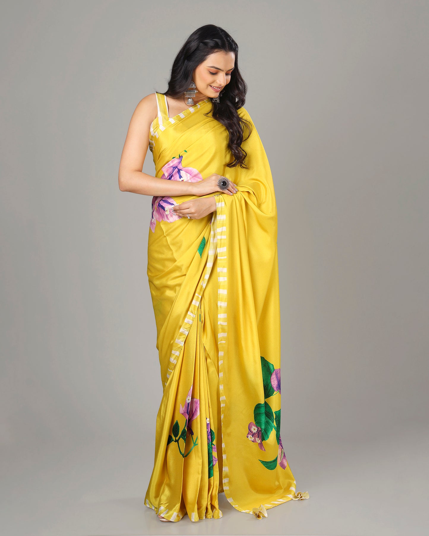 Exclusive Floral Women's Designer Bollywood Saree