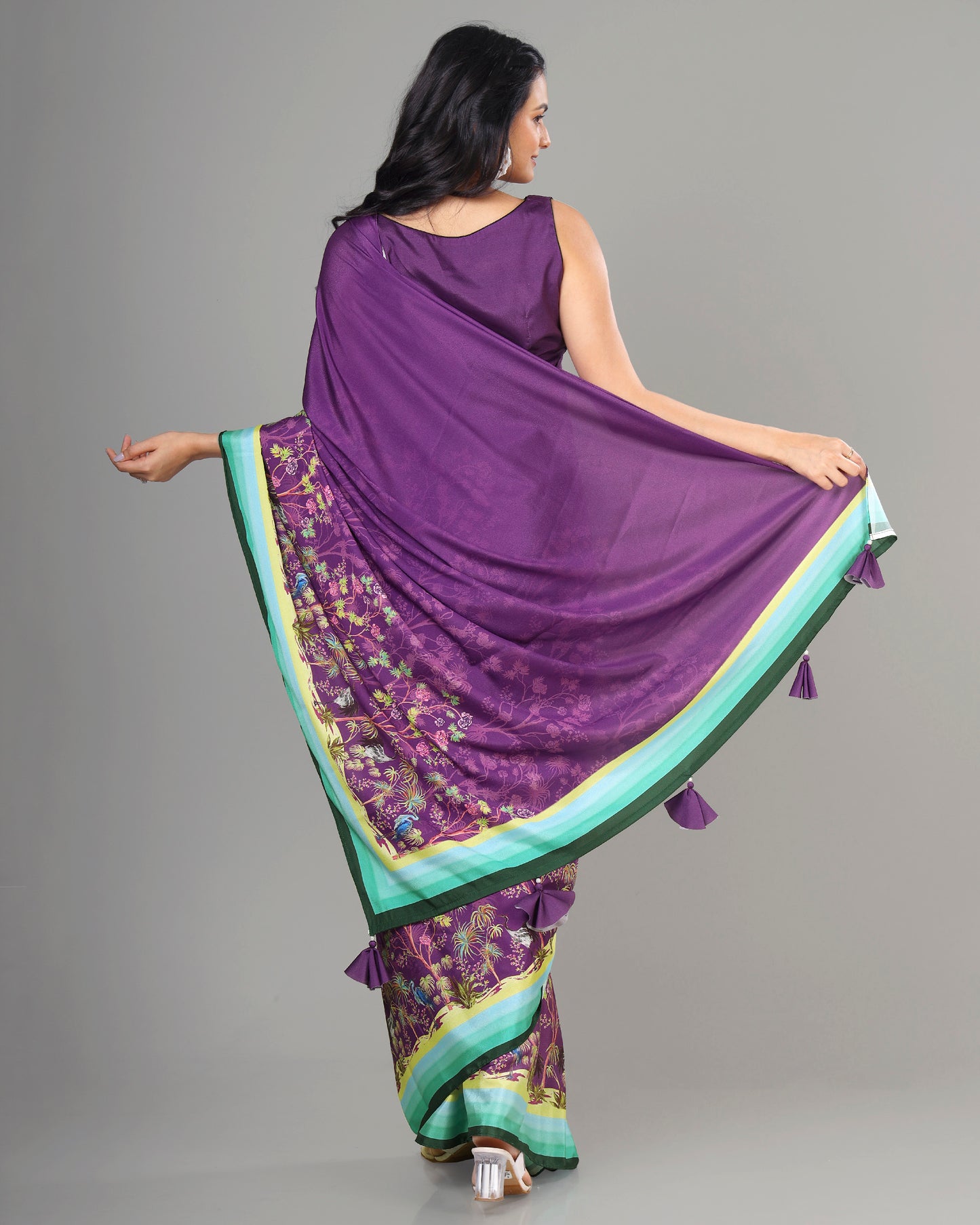 Bestselling Floral Women Designer Bollywood Saree