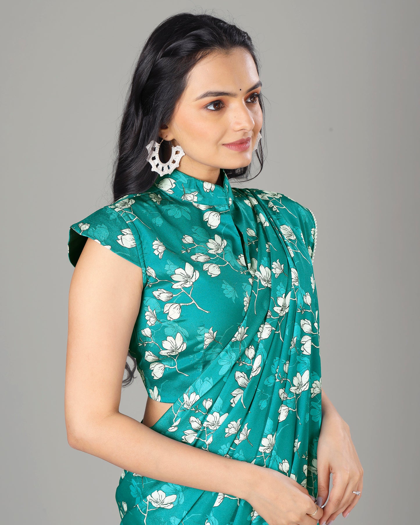 Bestselling Floral Women's Designer Bollywood Saree