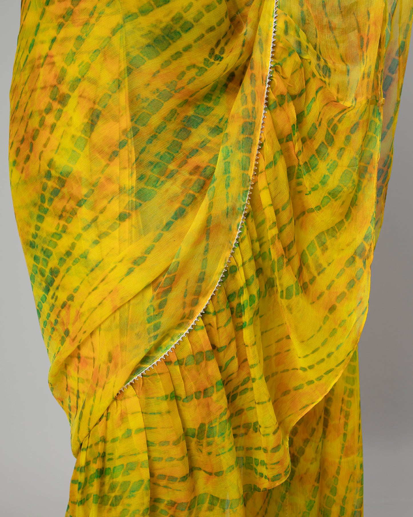 Exclusive Ruffled Designer Pre-Draped Saree